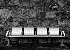 Image of stainless steel bench