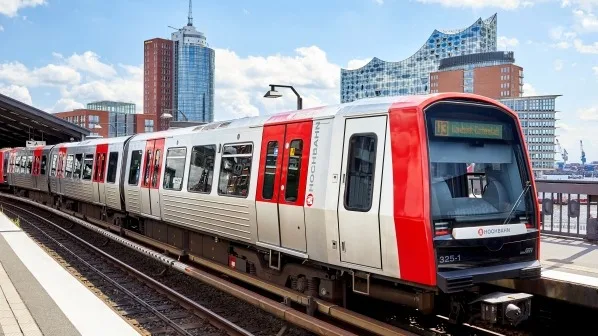 Hamburg U Bahn trains